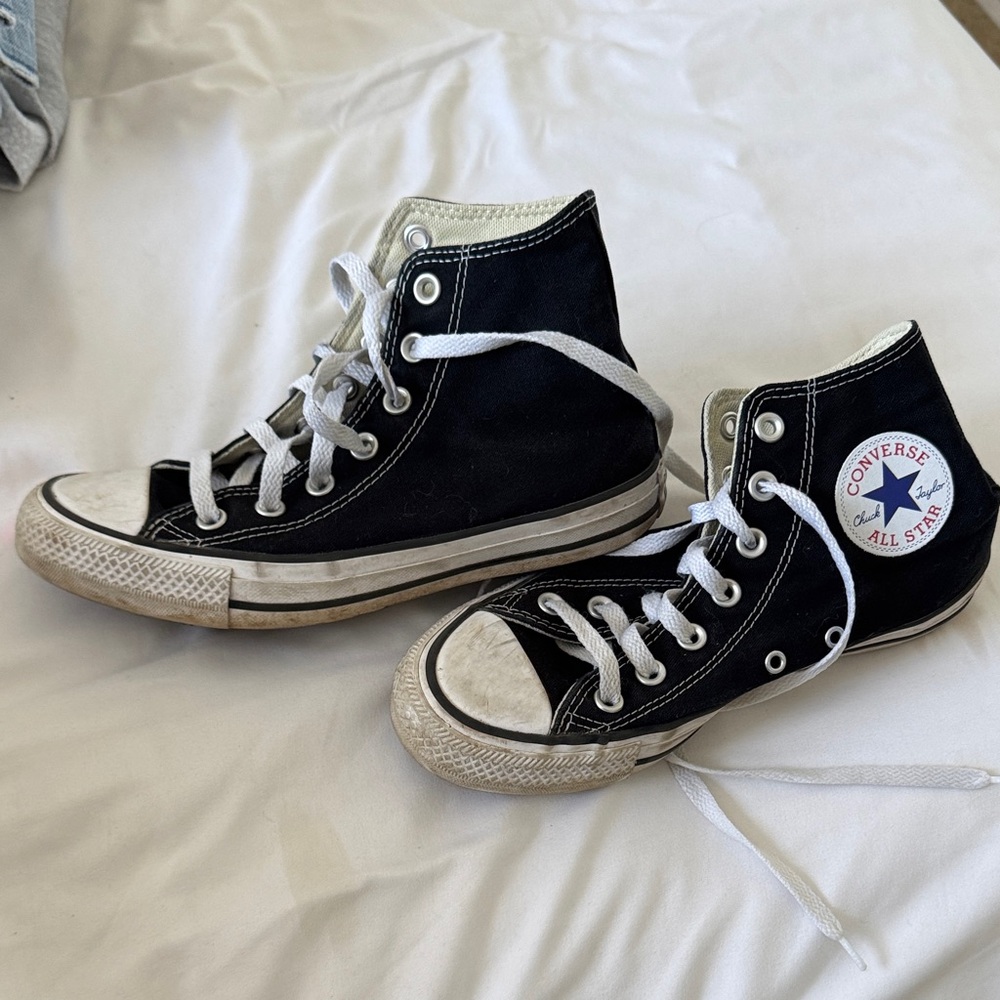Converse Black and White High Tops
